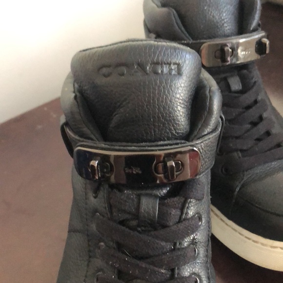 Black coach high tops - Picture 4 of 9